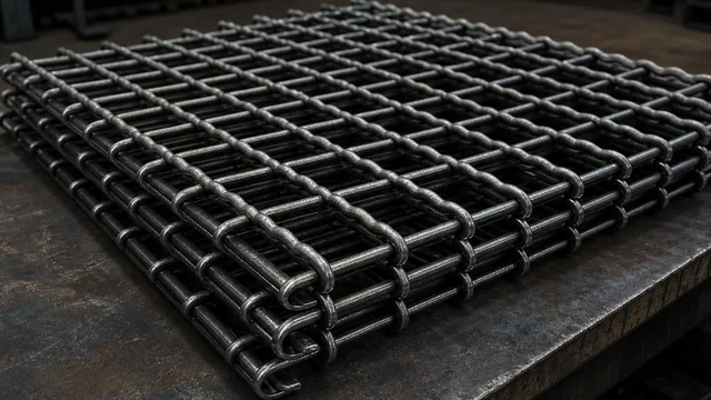 Mining and quarry screen mesh panels