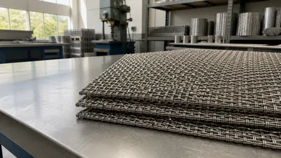 304 Stainless Steel Crimped Wire Mesh for Vibration Screening