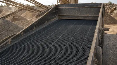 65Mn Hooked Vibrating Screen Mesh for Quarry and Aggregate Screening