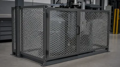 Expanded Metal Mesh Sheets for Machine Guards and Ventilation Screens