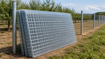 Galvanized Welded Wire Mesh Panels for Garden and Farm Enclosures